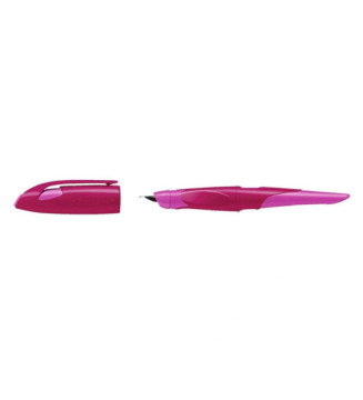 Stylo plume -EASYbirdy- Stylo ergonomique rechargeable - Rose - Droitier