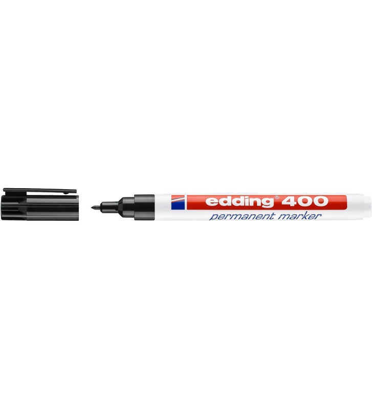 Marqueur Permanent 400 Noir Pointe Fine 1 mm