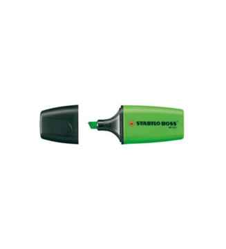 Surligneur BOSS MINI Pointe Biseautée 2 - 5 mm Vert