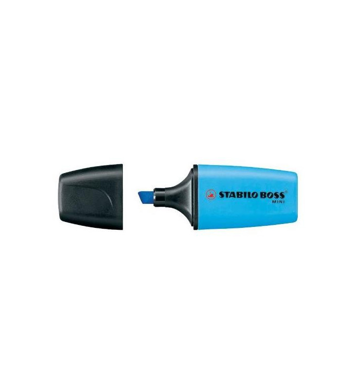 Surligneur BOSS MINI Pointe Biseautée 2 - 5 mm Bleu