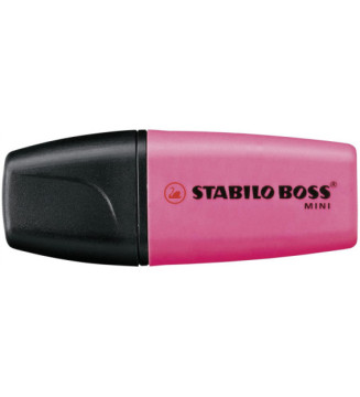 Surligneur BOSS MINI Pointe Biseautée 2 - 5 mm Rose