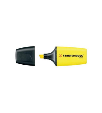 Surligneur BOSS MINI Pointe biseautée jaune
