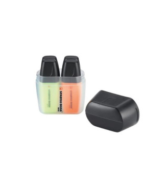 Surligneur BOSS MINI, boîte plastique de 4