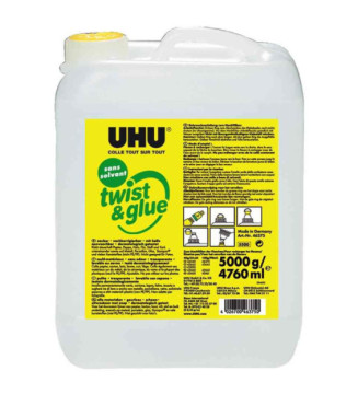 Recharge colle twist & glue, sans solvant, bidon 5 Kg