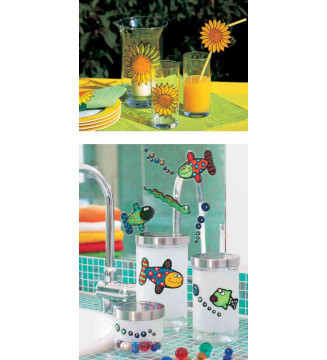 Peinture transparente Window Color fun & fancy 80 ml Bleu arctique