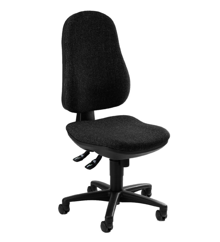 Chaise de bureau Support SY sans accoudoirs Anthracite
