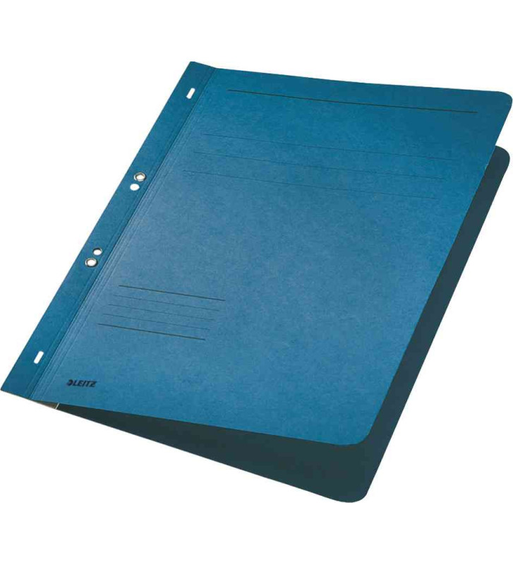 Lot de 50 chemises à oeillet, A4, carte lustrée, bleu