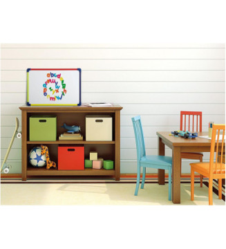 Tableau Mural Blanc pour enfants 25 x 35 cm Cadre Plastique Multicolore