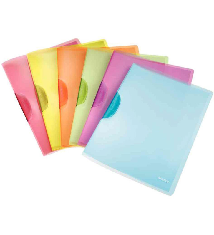 Chemise  ColorClip Rainbow Format A4 30 F Assorti translucide Lot de 6