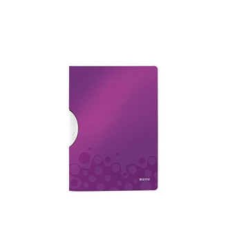 Chemise WOW ColorClip 30 feuilles A4 PP Violet metallisé
