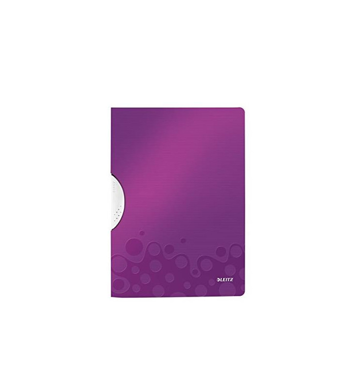Chemise WOW ColorClip 30 feuilles A4 PP Violet metallisé