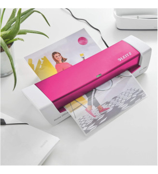 Plastifieuse iLAM Home Office A4, jusqu'à A4, rose