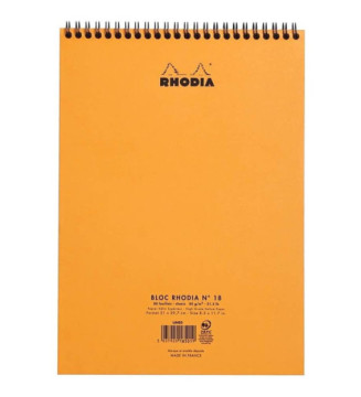 Lot de 5 Blocs RI Classic ORANGE 21x29,7cm 80F 80g Q.5x5