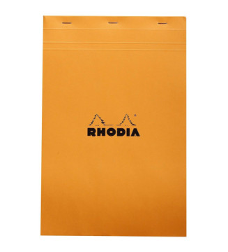 Bloc ORANGE N°19 21x31,8cm 80F agrafées 80g Q.5x5