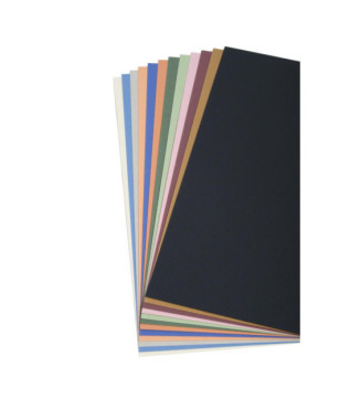 Pochette 12 Feuilles Etival Color 24x32 160g assorties pastel