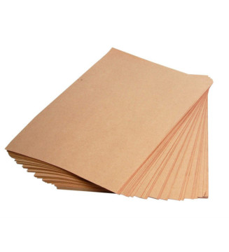 Paquet de 25 feuilles kraft brun 160g brute 70cmx100cm