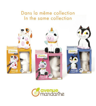 Nimo Deco Michele la Licorne - Animal en Papier Mâché à Colorier