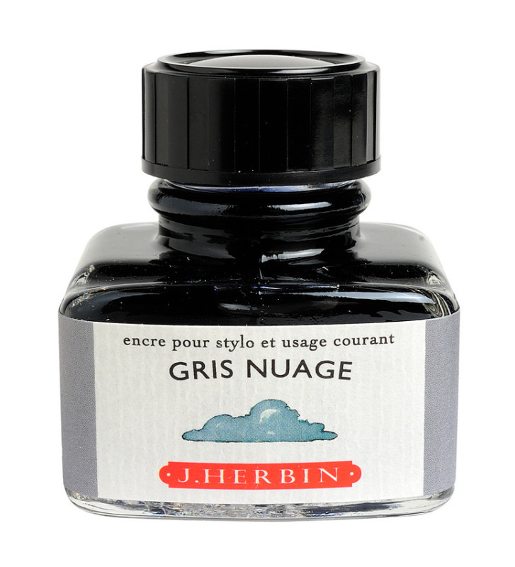 Encre traditionnelle à stylo en flacon D 30ml Gris nuage