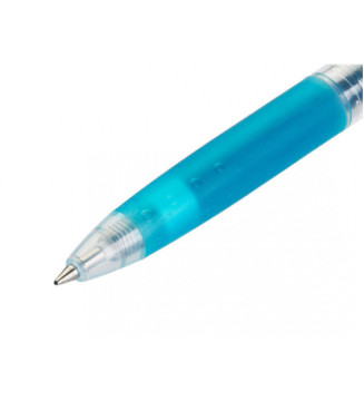 Etui de 6 Roller Encre Gel Grip Pop'Lol Shinny Pte Moyenne Assortis