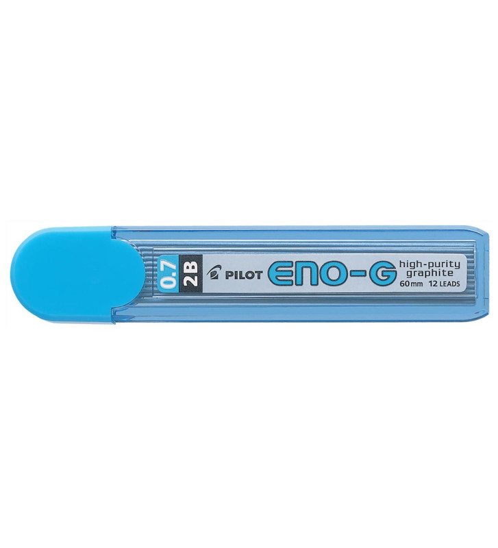 Etui de 12 Mines ENO-G Graphite pour Porte-mines 2B 0.7 mm