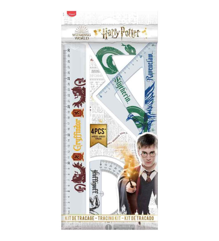 Kit de traçage HARRY POTTER, 4 pièces