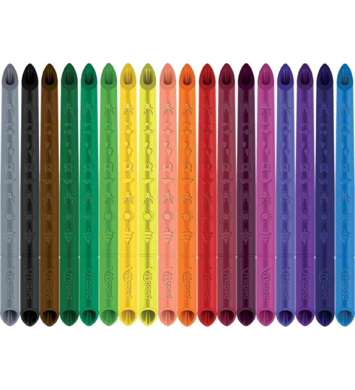 Crayon de couleur COLOR'PEPS INFINITY, pochette de 18