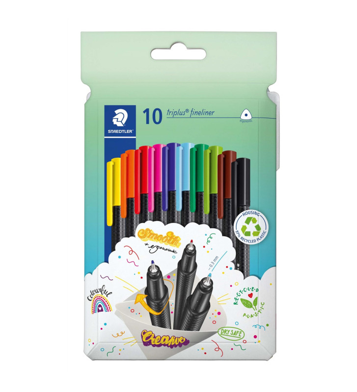 Fineliner triplus, étui carton de 10