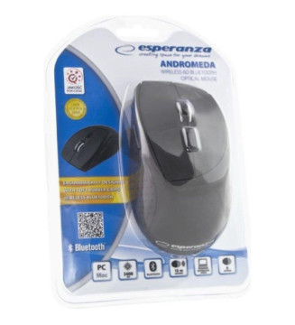 Souris Sans Fil Bluetooth Andromeda 6D EM123K Optique 2400 DPI Noir