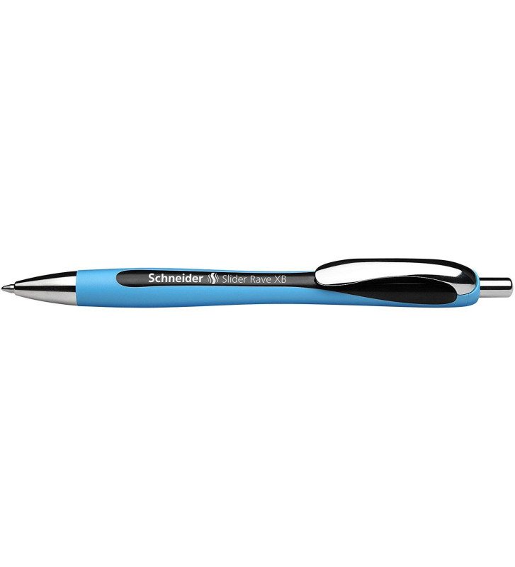 Stylo à bille Slider Rave noir Pointe Extra Large Noir