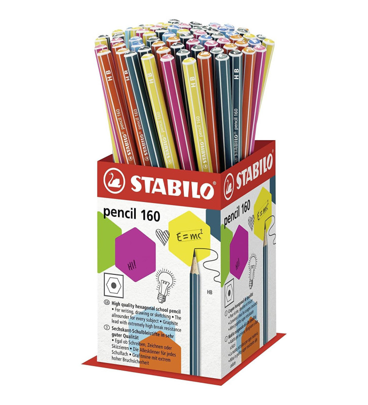 Godet x 72 crayons graphite STABILO pencil 160 HB