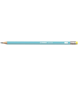 Crayon graphite pencil 160 bout gomme HB - bleu clair