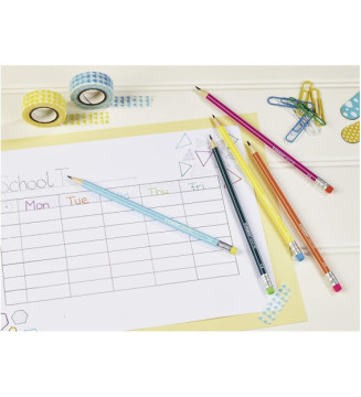 Crayon graphite pencil 160 bout gomme HB - bleu clair