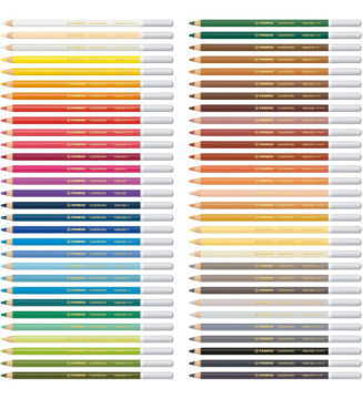 Lot de 3 Coffrets bois de 60 crayons de couleur fusain pastel CarbOthello+1 taille crayons+1 go...