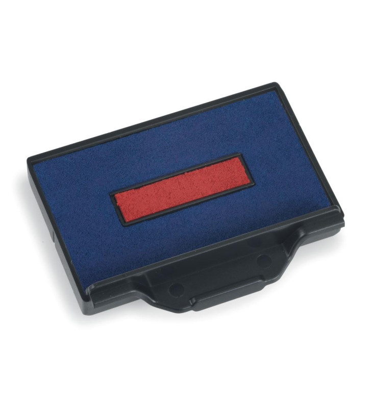 Cassette encreur de rechange pour tampon 6/56/2 Bicolore Bleu - Rouge