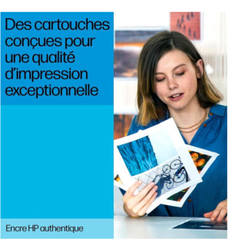 Cartouche Jet d'encre original N°912XL 3YL81AE 9ml grande capacité Cyan