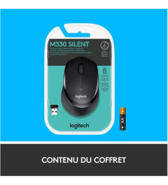M330 Souris sans Fil Silencieuse USB 1000dpi