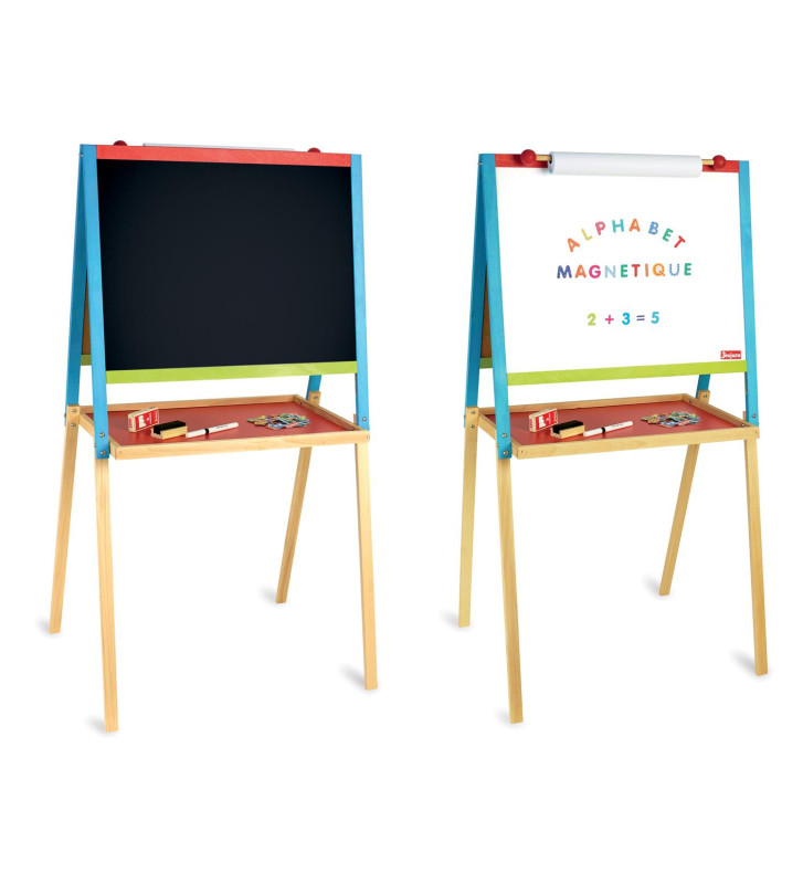 Tableau multifonctions en bois sur pieds