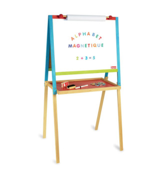 Tableau multifonctions en bois sur pieds