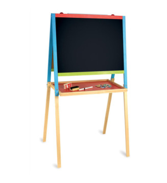 Tableau multifonctions en bois sur pieds