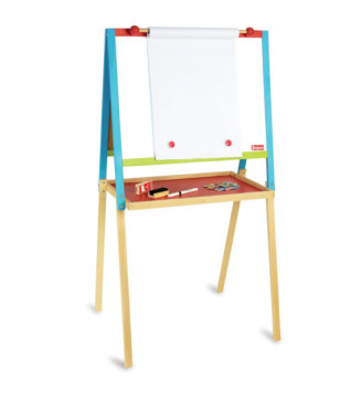 Tableau multifonctions en bois sur pieds