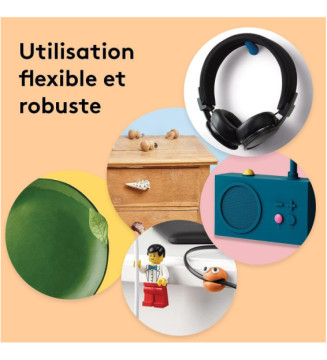 Pâte Fixante Polyvalente à Modeler Sugru 3 x 3.5 g Noir