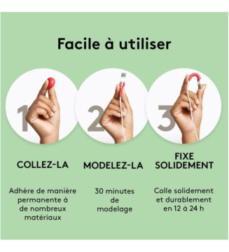 Pâte Fixante Polyvalente à Modeler Sugru 3 x 3.5 g Noir