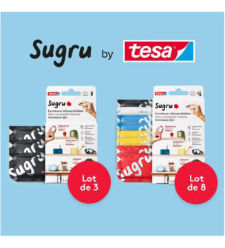 Pâte Fixante Polyvalente à Modeler Sugru 3 x 3.5 g Noir