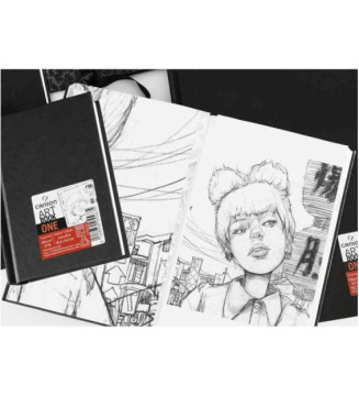 Carnet de dessin ARTBOOK ONE, 279 x 356 mm, 98 feuilles noir
