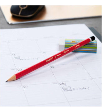 Crayon papier graphite ROND GILBERT Mine HB