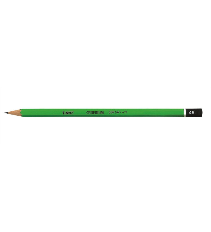 Crayon papier graphite Hexagonal CRITERIUM 550 Mine 6B