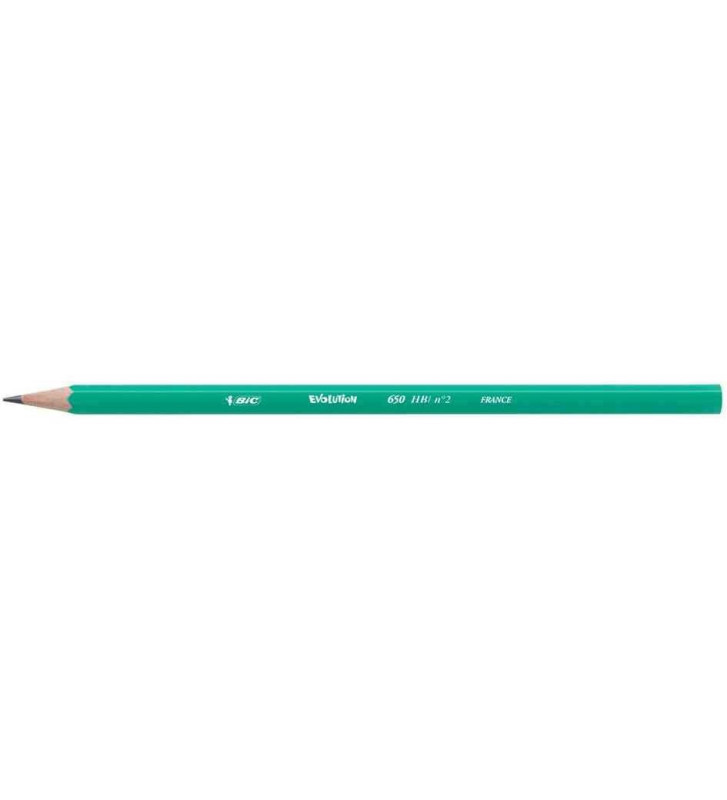 Crayon papier graphite Hexagonal ECO EVOLUTION 650 Résine SANS bois HB