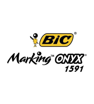 Marqueur Permanent MARKING ONYX 1591 MAXI Pointe Biseau 2,7 à 6,2 mm Noir