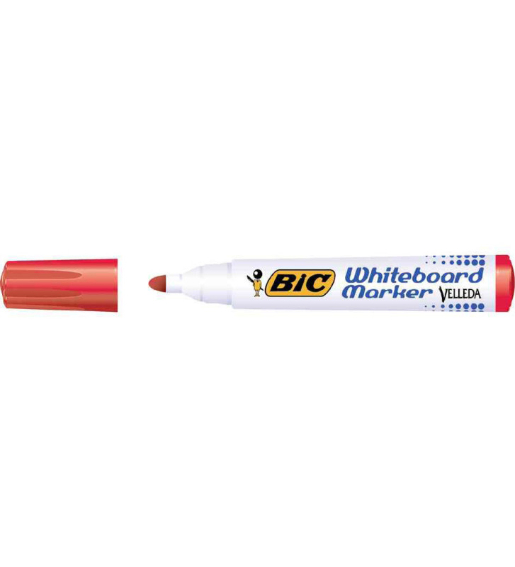 Marqueur tableau blanc effaçable à sec 1701 ECOLUTIONS Pointe Ogive Large Rouge