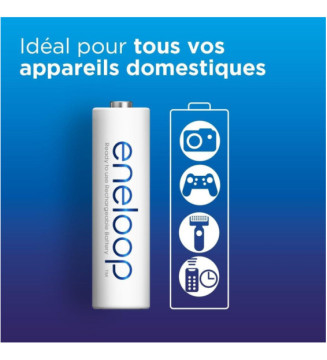 Eneloop Pack 4 Piles Rechargeables Micro AAA 800mAh